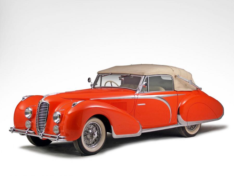  Delahaye 135 M Drophead Coupe par Figoni & Falaschi 1947 года  (фото 12 из 14)